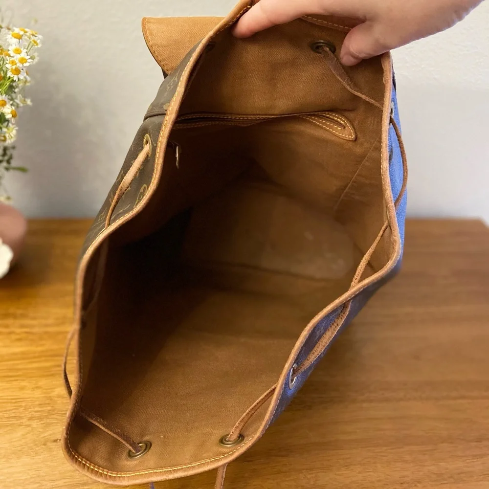 ♥️ LOUIS VUITTON Montsouris GM Backpack 💯 AUTH - Picture 15 of 16